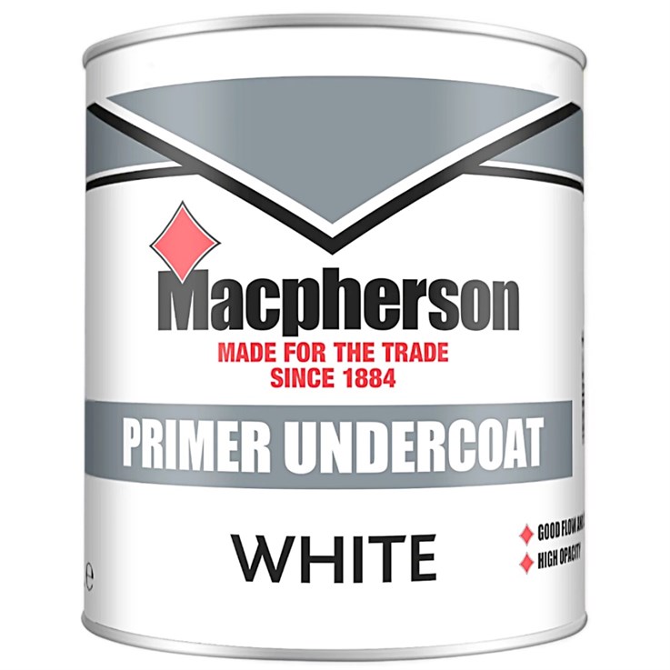 Macpherson Trade Primer Undercoat White      1Ltr